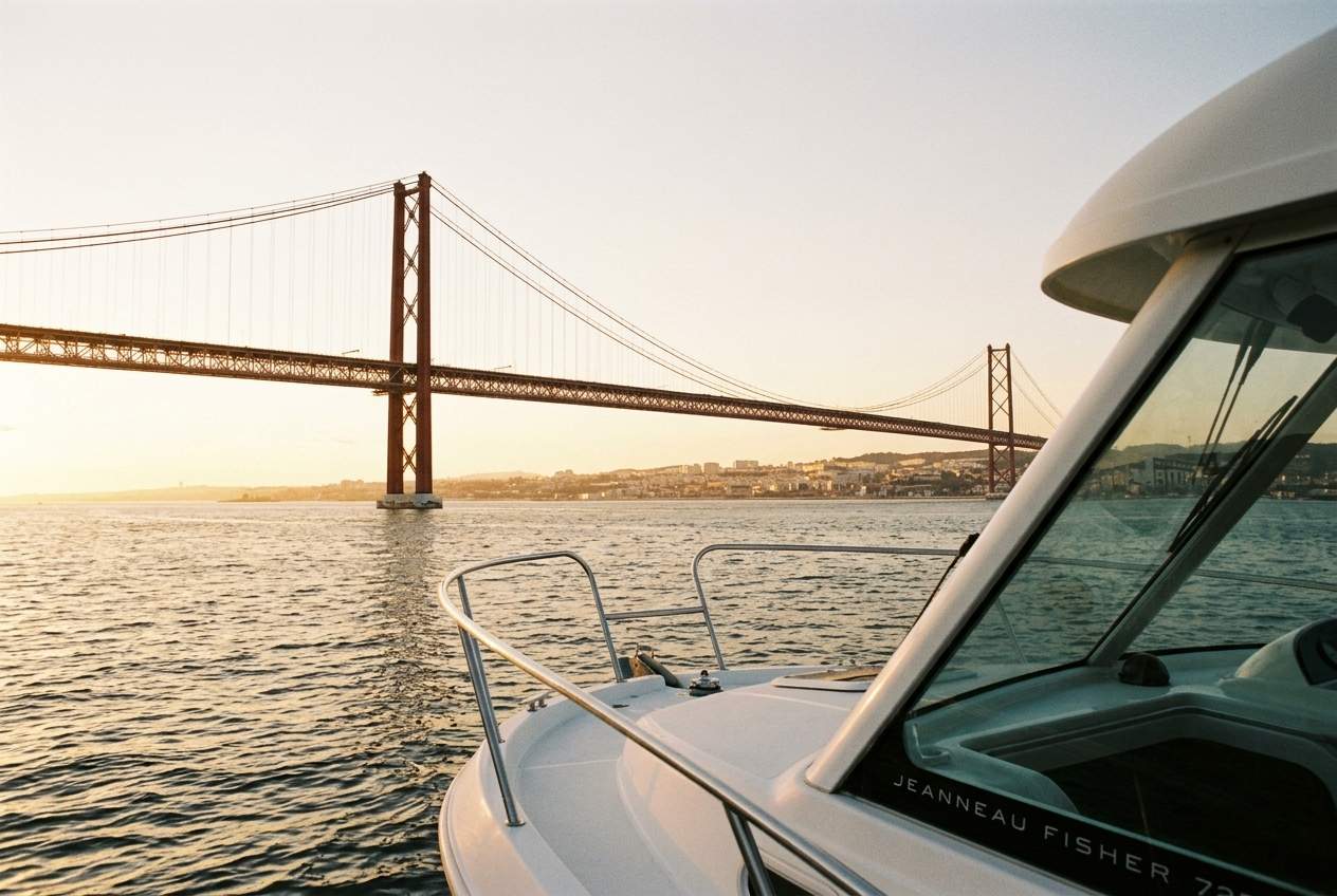 Passeio de Barco ao Pôr do Sol em Lisboa